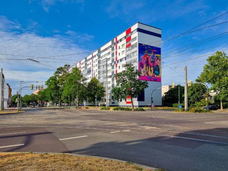 Wohnung zur Miete 298 € 2 Zimmer 49,6 m² 2. Geschoss frei ab sofort Lübecker Straße 37 Moritzplatz Magdeburg 39124