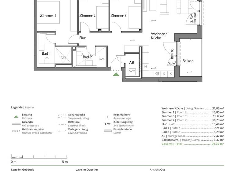 Wohnung zum Kauf 480.000 € 4 Zimmer 99,3 m² 1. Geschoss Marmorweg 11 Naunhof 04683