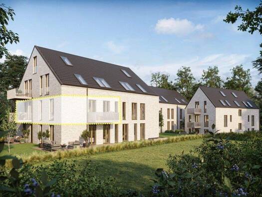 Wohnung zum Kauf - Neubau provisionsfrei 745.000 € 3 Zimmer 89 m² 1. Geschoss Bergstraße 19b Eckernförde 24340