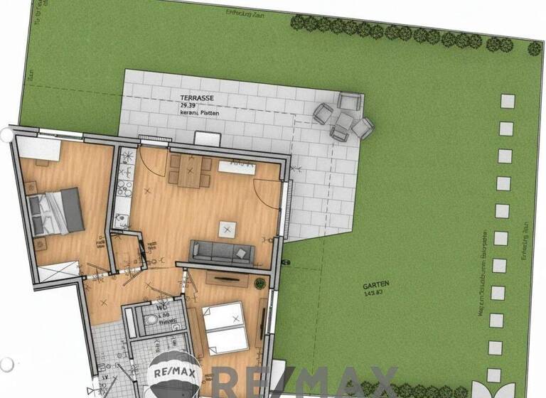 Wohnung zum Kauf 560.000 € 3 Zimmer 67 m² EG Wien 1220