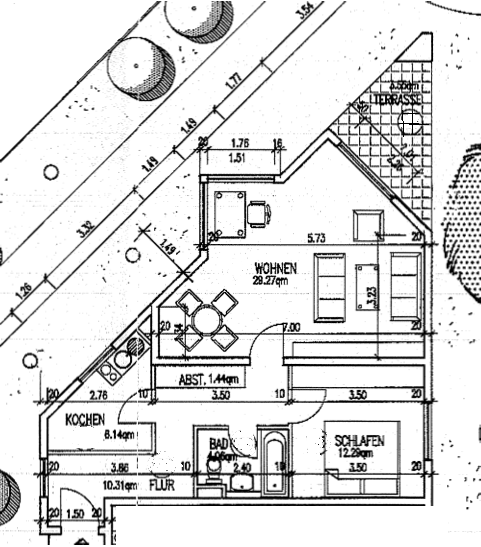 Wohnung zur Miete 1.000 € 2 Zimmer 67 m²<br/>Wohnfläche EG<br/>Geschoss ab sofort<br/>Verfügbarkeit Hasengartenstraße Wiesbaden 65189