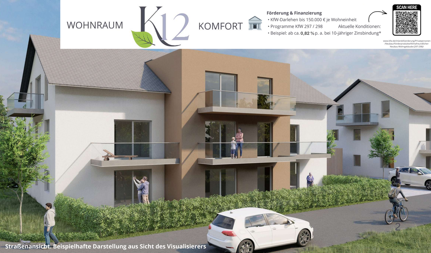 Immobilie in Bernhardswald - KFW 40 QNG Bauweise – Dachgeschoss – durchdachte Grundrisse - Bild 0