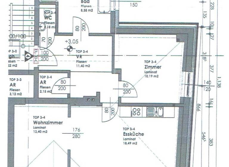 Wohnung zum Kauf 180.000 € 3 Zimmer 65 m² Michelhausen 3451