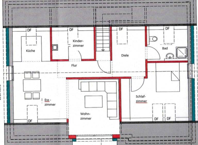 Wohnung zur Miete 1.155 € 3,5 Zimmer 90 m² 1. Geschoss frei ab 15.05.2026 Frickenhausen 72636