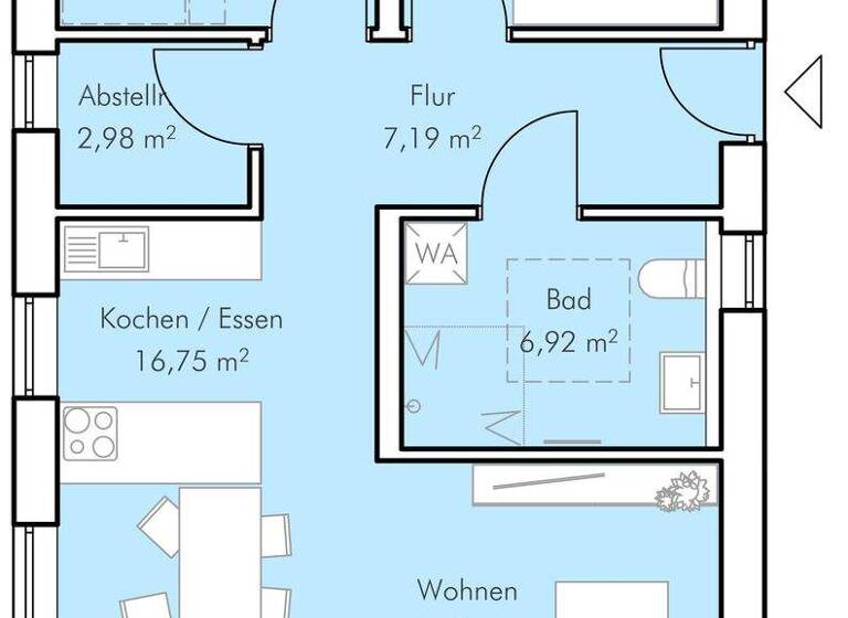 Wohnung zum Kauf - Erstbezug provisionsfrei 346.800 € 3 Zimmer 78,9 m² 2. Geschoss frei ab sofort Neubürgerstraße Hutthurm 94116