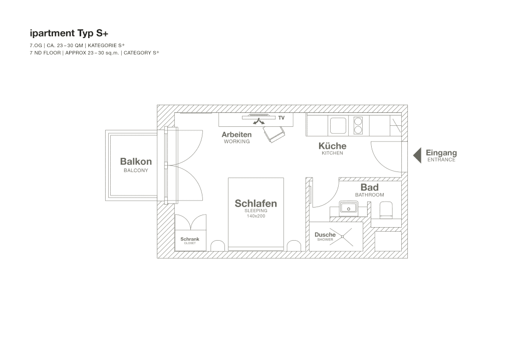 Wohnung zur Miete Wohnen auf Zeit 2.722 € 1 Zimmer 24 m²<br/>Wohnfläche 26.01.2025<br/>Verfügbarkeit Am Sandtorkai HafenCity Hamburg 20457