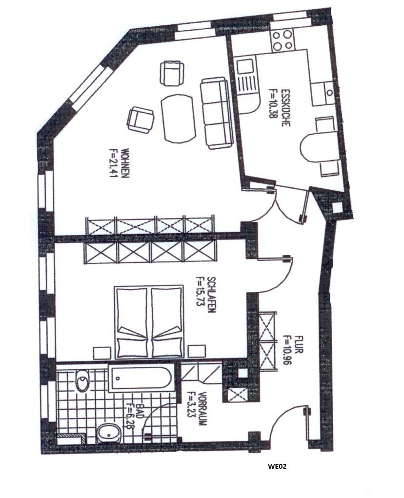 Wohnung zur Miete 600 € 2 Zimmer 68 m²<br/>Wohnfläche EG<br/>Geschoss ab sofort<br/>Verfügbarkeit Schubertstraße 4 Möckern Leipzig 04159