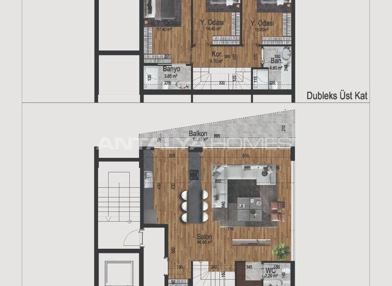 Studio zum Kauf 1.050.000 € 4 Zimmer 176 m² EG Antalya 07100