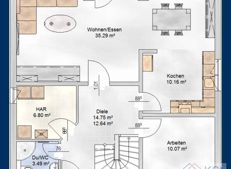 Einfamilienhaus zum Kauf 1.049.000 € 7 Zimmer 162 m² 961 m² Grundstück Markkleeberg Markkleeberg / Zöbigker 04416