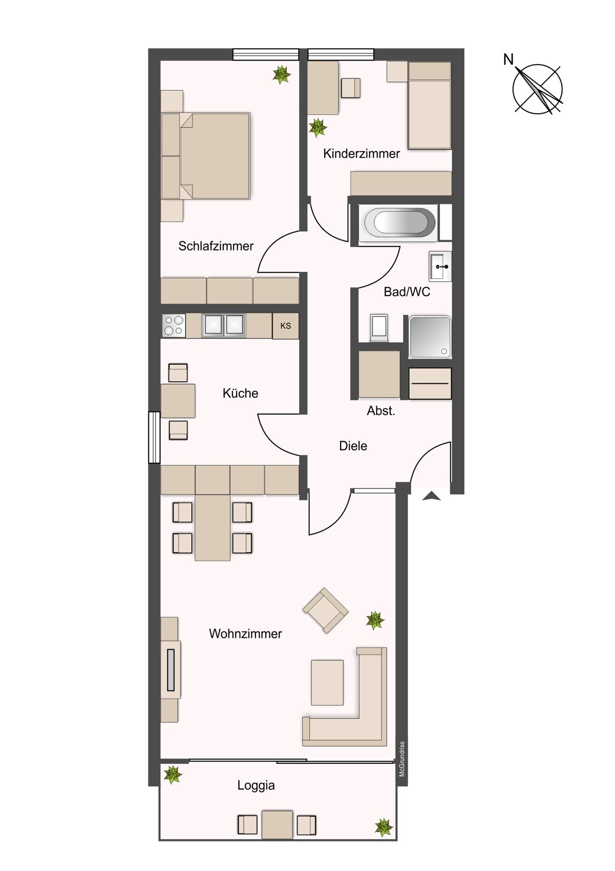 Wohnung zur Miete 950 € 3 Zimmer 81 m²<br/>Wohnfläche ab sofort<br/>Verfügbarkeit Paffrath Bergisch Gladbach 51469