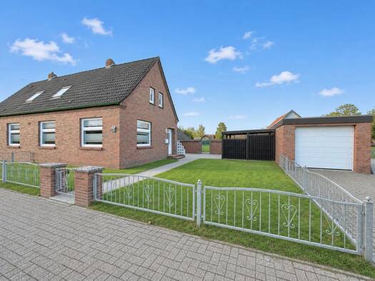 Doppelhaushälfte zur Miete 1.040 € 6 Zimmer 105 m² frei ab sofort Tjüche Marienhafe 26529
