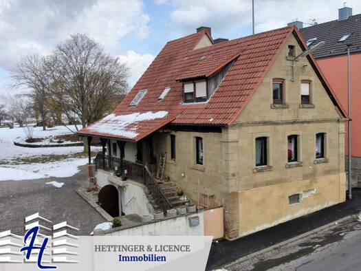 Haus zum Kauf 380.000 € 5 Zimmer 138 m² 2.262 m² Grundstück Greuth Castell 97355