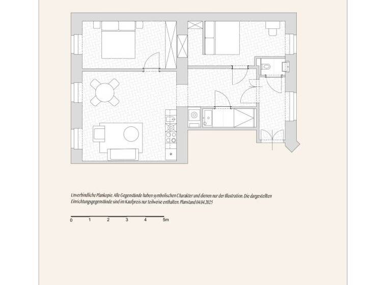 Wohnung zum Kauf 365.000 € 3 Zimmer 66,1 m² 2. Geschoss Burghardtgasse Wien 1200