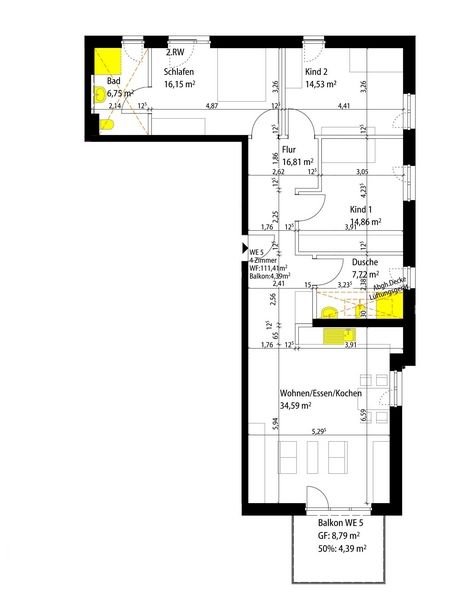 Wohnung zur Miete 700 € 4 Zimmer 115,8 m²<br/>Wohnfläche ab sofort<br/>Verfügbarkeit Bettina-Von-Arnim-Str. 6 Zietenterrassen Göttingen 37085