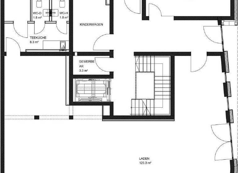 Laden zur Miete - Erstbezug 2.245 € 149,6 m² Verkaufsfläche Warsbergstraße 14 Brühlervorstadt Erfurt / Brühlervorstadt 99092
