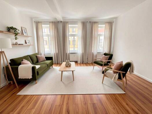 Wohnung zur Miete 619 € 2 Zimmer 43 m² 1. Geschoss Graßdorfer Straße 16 Volkmarsdorf Leipzig 04315