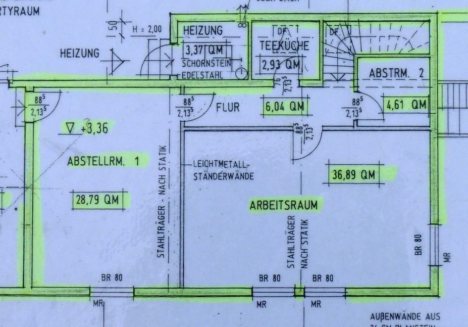 Bürofläche zur Miete provisionsfrei 2 Zimmer 80 m²<br/>Bürofläche ab 40 m²<br/>Teilbarkeit Taubenweg 10 Kirchheim Kirchheim 36275