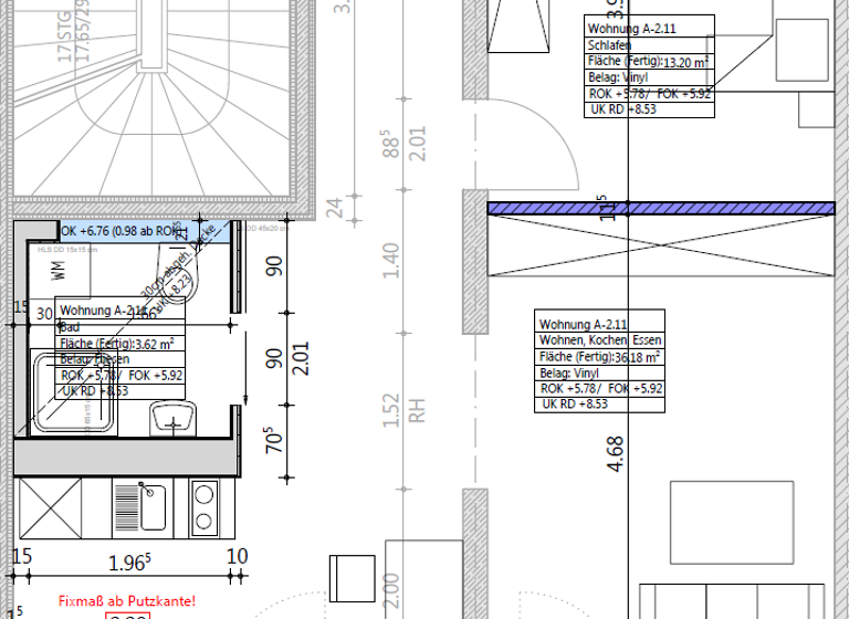 Wohnung zur Miete 520 € 2 Zimmer 56 m² 1. Geschoss frei ab sofort Am Stadtpark 5 Roding 93426