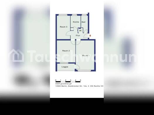 Wohnung zur Miete Tauschwohnung 432 € 3 Zimmer 71 m² 3. Geschoss Spandau Berlin 13583
