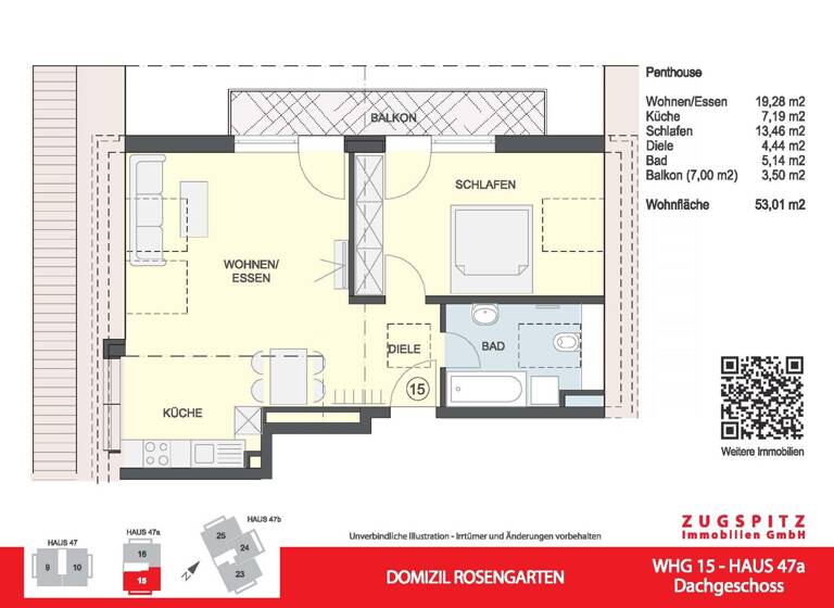 Wohnung zum Kauf - Erstbezug 564.000 € 2 Zimmer 52,5 m² EG Garmisch Garmisch-Partenkirchen 82467