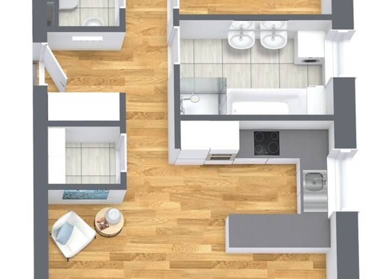 Wohnung zum Kauf 284.750 € 3 Zimmer 77,7 m² Feldgasse Feldkirchen in Kärnten 9560