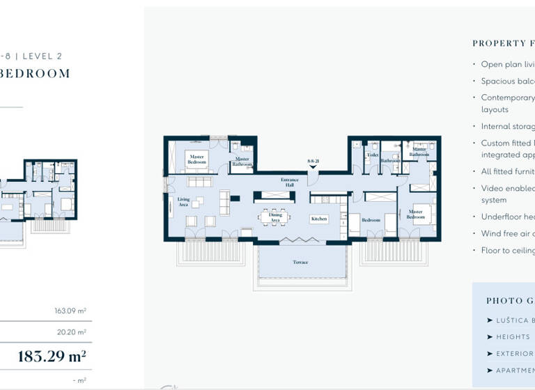 Wohnung zum Kauf 1.591.000 € 4 Zimmer 163,1 m² Lustica Bay 85323