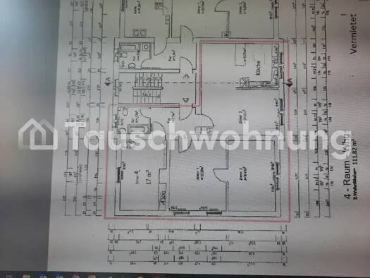 Wohnung zur Miete Tauschwohnung 850 € 4 Zimmer 110 m² 2. Geschoss Waldstadt I Potsdam 14478