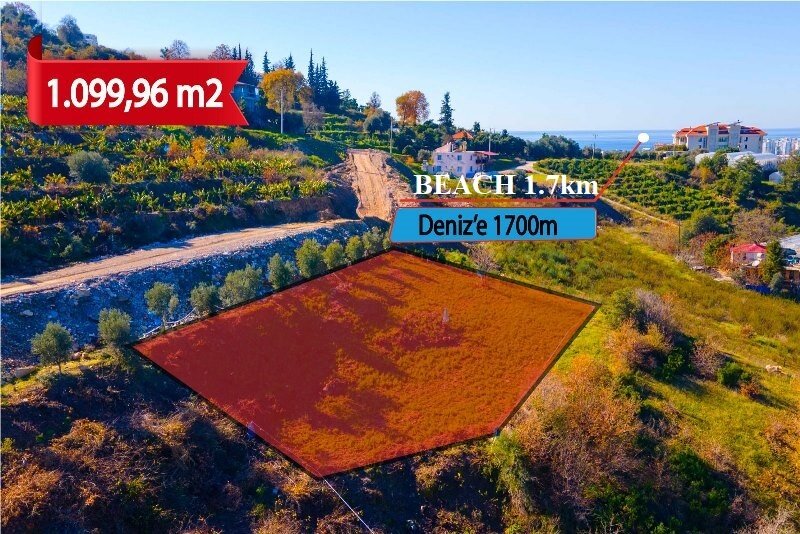 Grundstück zum Kauf provisionsfrei 680.000 € 1.100 m²<br/>Grundstück Kargicak Alanya