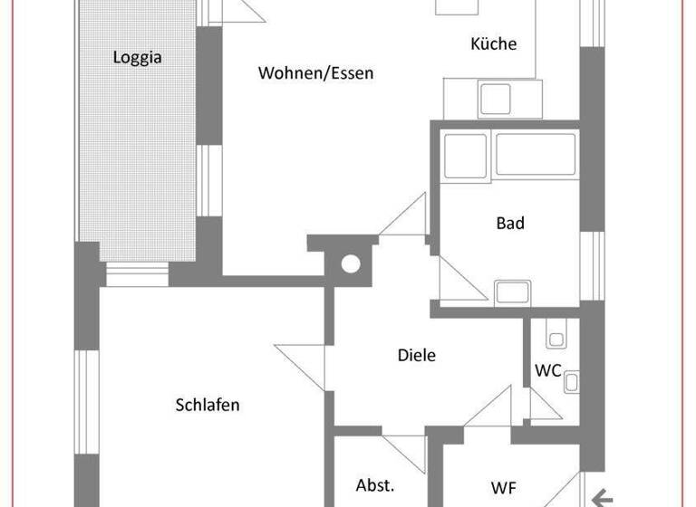 Wohnung zum Kauf 239.000 € 2 Zimmer 70 m² 1. Geschoss Mühldorf Mühldorf a. Inn 84453