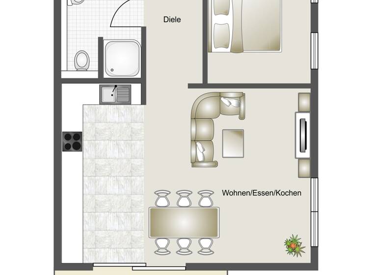 Wohnung zum Kauf 325.000 € 2 Zimmer 65,9 m²<br/>Wohnfläche Gundelfingen Gundelfingen an der Donau 89423