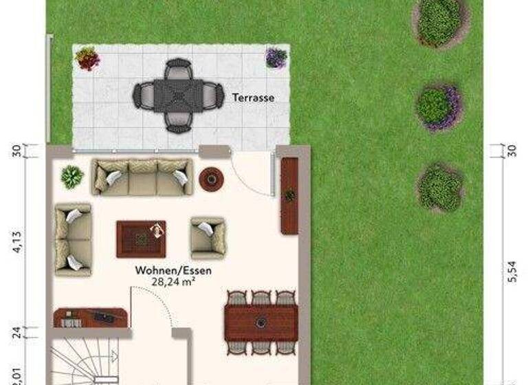 Reihenendhaus zum Kauf 890.000 € 5 Zimmer 130,2 m² 289 m² Grundstück Am Wald Taufkirchen 82024