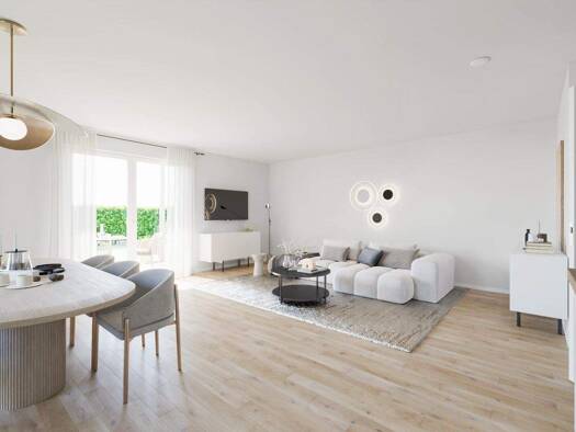 Wohnung zur Miete - Erstbezug 1.345 € 3 Zimmer 82,9 m² EG frei ab 01.02.2026 Jaminstr. 4c Anger Erlangen 91052