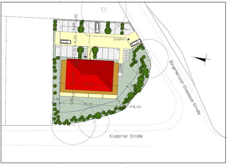 Wohnung zum Kauf provisionsfrei 399.200 € 3 Zimmer 86,4 m² 1. Geschoss Bürgermeister-Steenbock-Straße 23a Henstedt-Ulzburg 24558