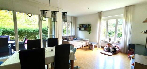 Wohnung zur Miete 1.025 € 3,5 Zimmer 91,6 m² EG Friedrichstr./Bahnhofstr. Ab THG südl. Aalen 73430
