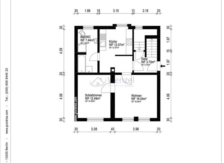 Mehrfamilienhaus zum Kauf 369.000 € 6 Zimmer 160 m² 369 m² Grundstück frei ab sofort Bischleben-Stedten Erfurt 99094