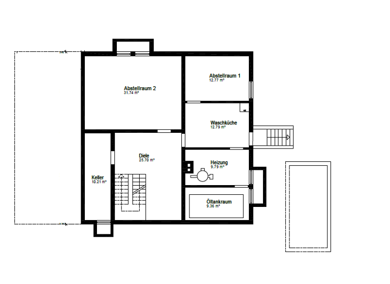Einfamilienhaus zur Miete 3.400 € 271 m² 880 m² Grundstück Waiblingen 71334
