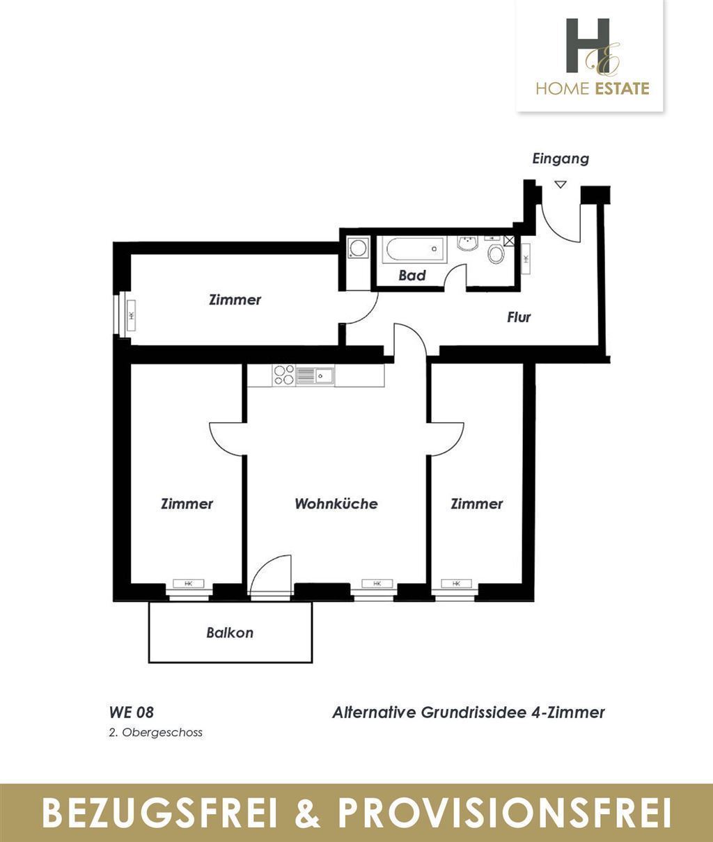 Wohnung zum Kauf provisionsfrei 345.000 € 4 Zimmer 90 m²<br/>Wohnfläche 2.<br/>Geschoss ab sofort<br/>Verfügbarkeit Wünsdorfer Strasse 99 Lichtenrade Berlin 12307