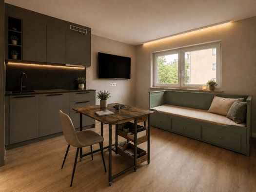 Wohnung zur Miete 700 € 1 Zimmer 22 m² 1. Geschoss frei ab 01.09.2026 Urberach Rödermark 63322