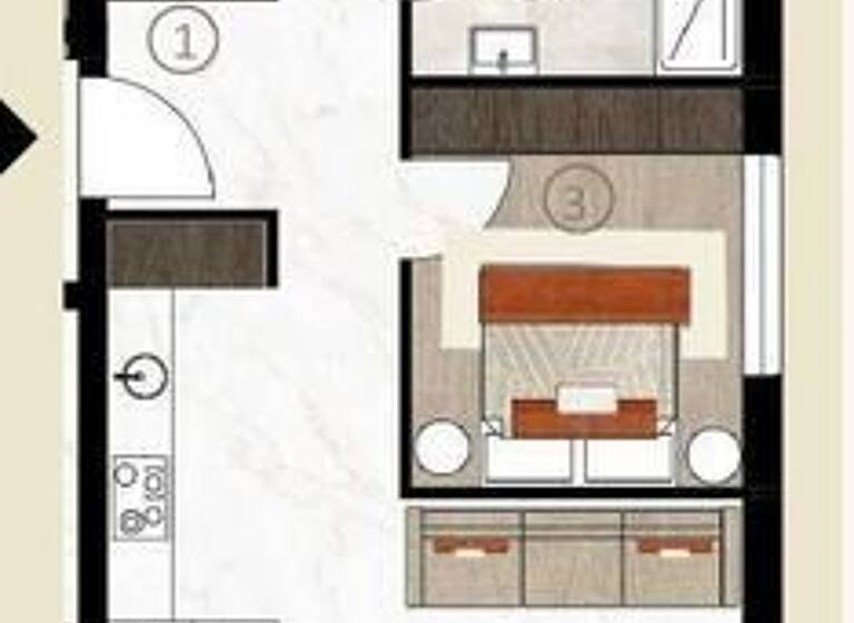 Wohnung zum Kauf - Erstbezug 496.606 € 3 Zimmer 81 m² 1. Geschoss Novigrad 52466