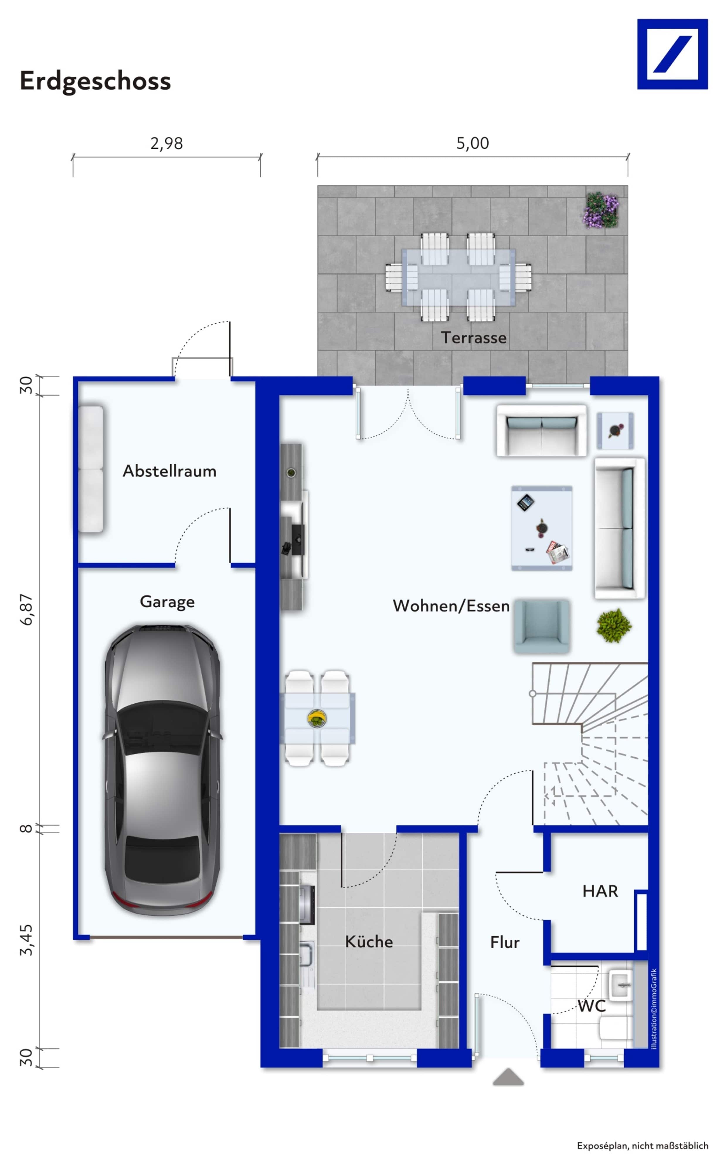 Doppelhaushälfte zum Kauf 485.000 € 5 Zimmer 140 m²<br/>Wohnfläche 300 m²<br/>Grundstück Konz Konz 54329