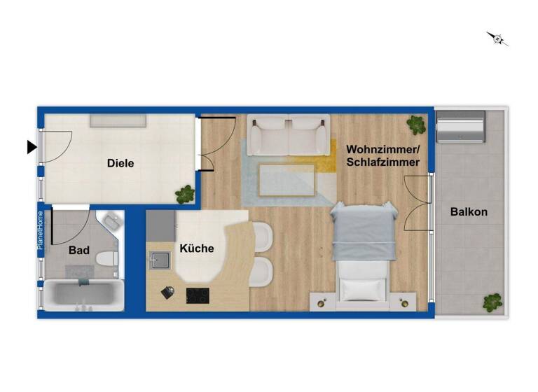 Studio zum Kauf 169.000 € 1 Zimmer 38 m² 3. Geschoss Friedrichshain Berlin 10243