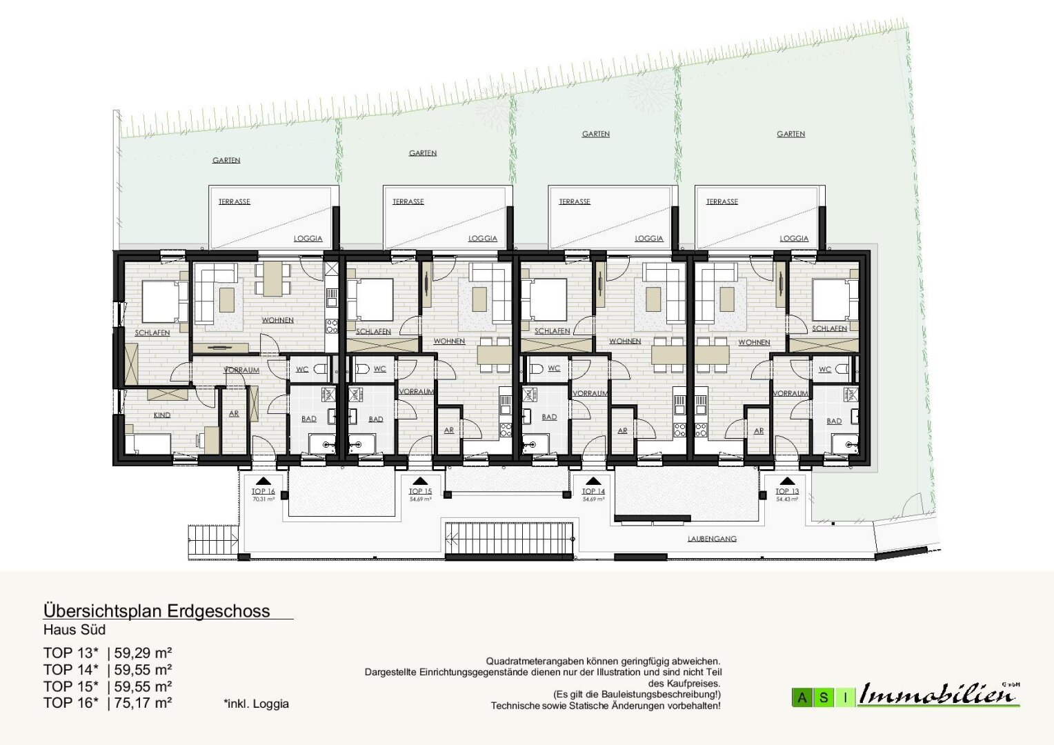 Wohnung zum Kauf 265.710 € 2 Zimmer 54,7 m²<br/>Wohnfläche EG<br/>Geschoss 01.05.2026<br/>Verfügbarkeit Schaffelhoferweg 1, 3 Gallneukirchen 4210