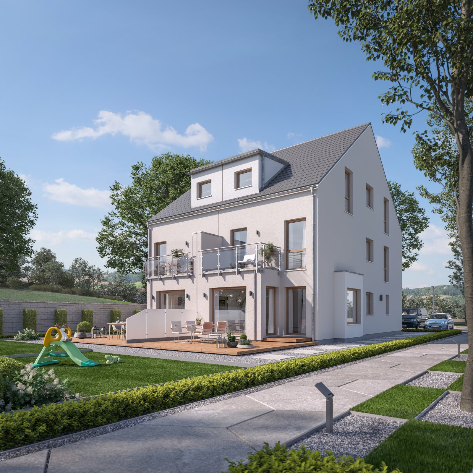 Doppelhaushälfte zum Kauf provisionsfrei 514.016 € 4 Zimmer 176 m²<br/>Wohnfläche 1.100 m²<br/>Grundstück Nordhausen Nordhausen 99734