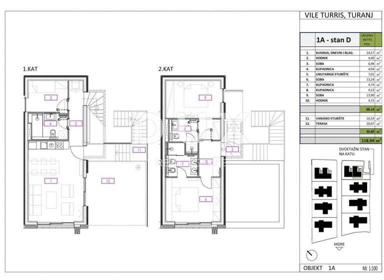 Wohnung zum Kauf 911.000 € 4 Zimmer 1. Geschoss Sveti Filip I Jakov 23207
