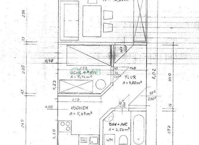 Wohnung zur Miete 224 € 2 Zimmer 32 m² Olbernhau 09526