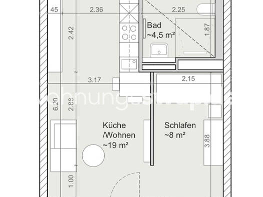 Wohnung zur Miete Tauschwohnung 500 € 2 Zimmer 40 m² 3. Geschoss Zehlendorf Steglitz-Zehlendorf 14165