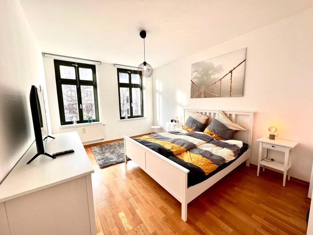 Wohnung zur Miete Wohnen auf Zeit 1.297 € 3 Zimmer 67 m²<br/>Wohnfläche 20.04.2025<br/>Verfügbarkeit Waldstraße Zentrum - Nordwest Leipzig 04105