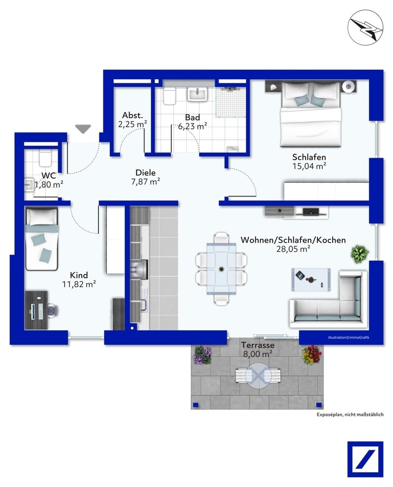 Wohnung zum Kauf provisionsfrei nur mit Wohnberechtigungsschein 327.876 € 3 Zimmer 73,7 m²<br/>Wohnfläche Welschbillig Welschbillig 54298