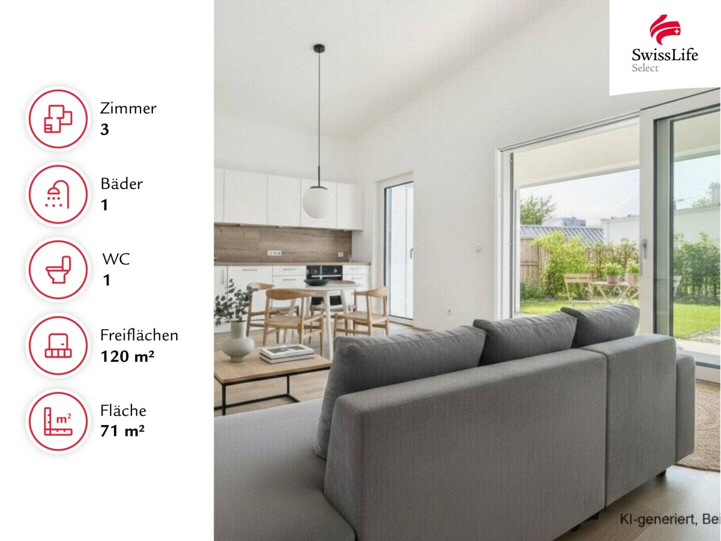 Wohnung – Salzburg, Nonntal - Ansicht 2