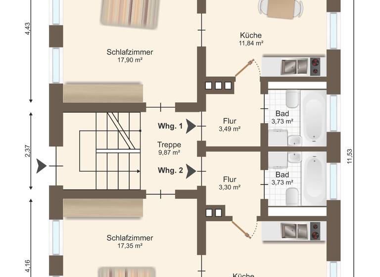 Mehrfamilienhaus zum Kauf 299.000 € 7 Zimmer 207,5 m²<br/>Wohnfläche 386 m²<br/>Grundstück Meitzendorf Meitzendorf 39179